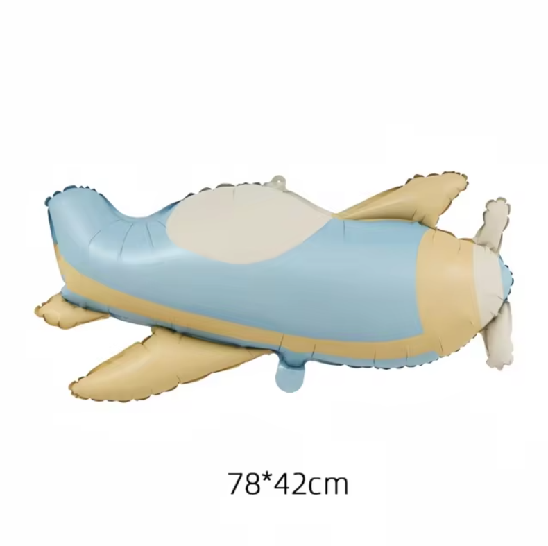 29" Pastel Plane Foil Balloon - Winterberries