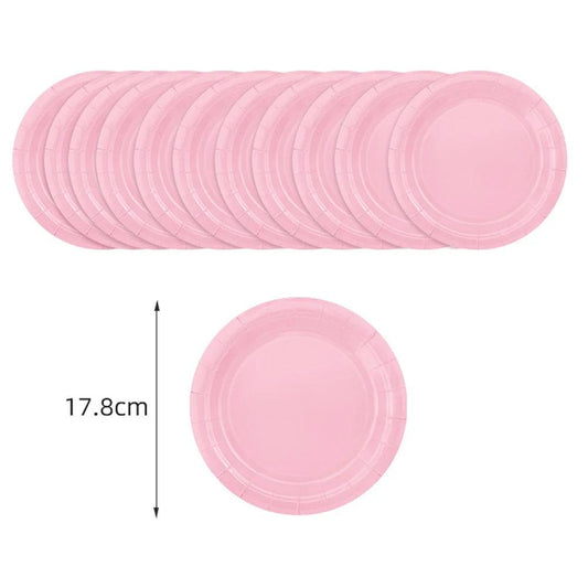 x24 Light Pink Plates - Winterberries