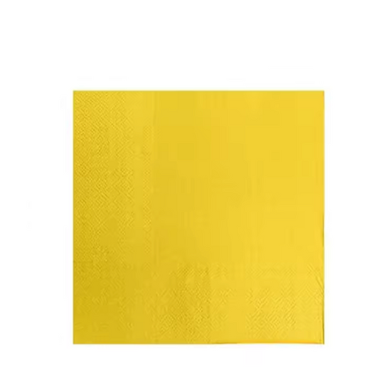 x24 YELLOW PAPER NAPKINS - Winterberries