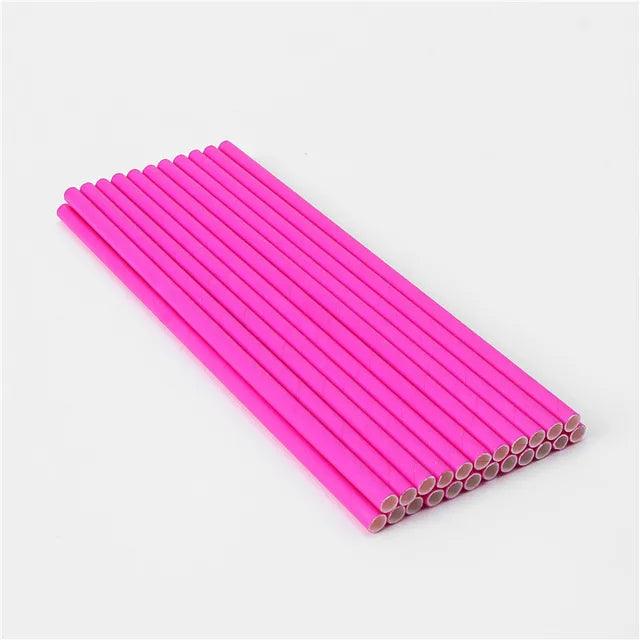 x25 Hot Rosy Straw - Winterberries