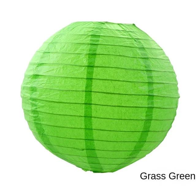 16" Grass Green Lantern - Winterberries