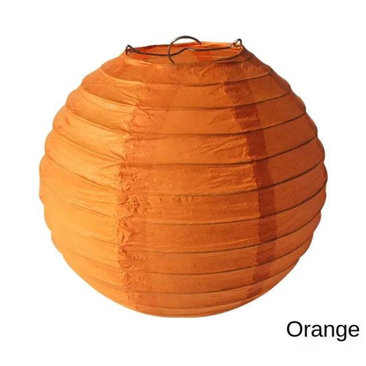 16" Orange Lantern - Winterberries