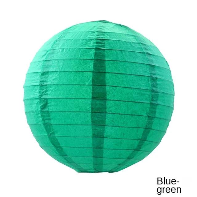 6" Cyan-blue Lantern - Winterberries