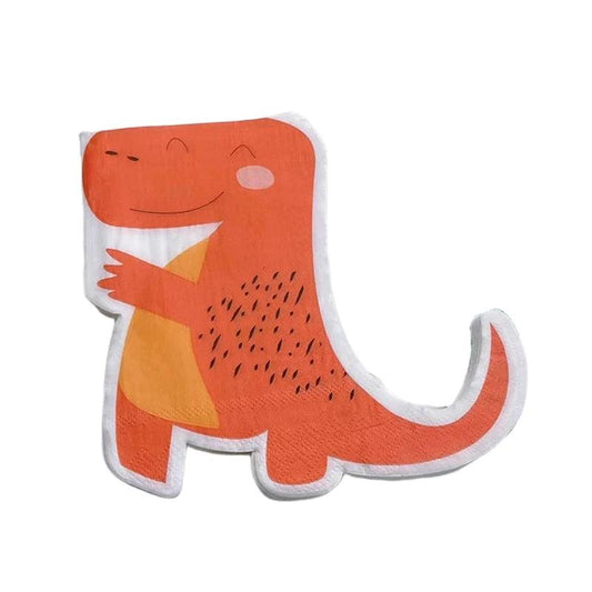 x20 Orange Dino Napkins - Winterberries