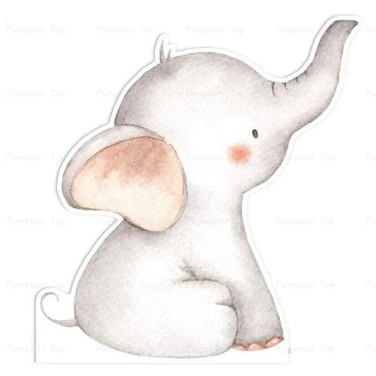 Safari Animal Board - Elephant 2 - Winterberries