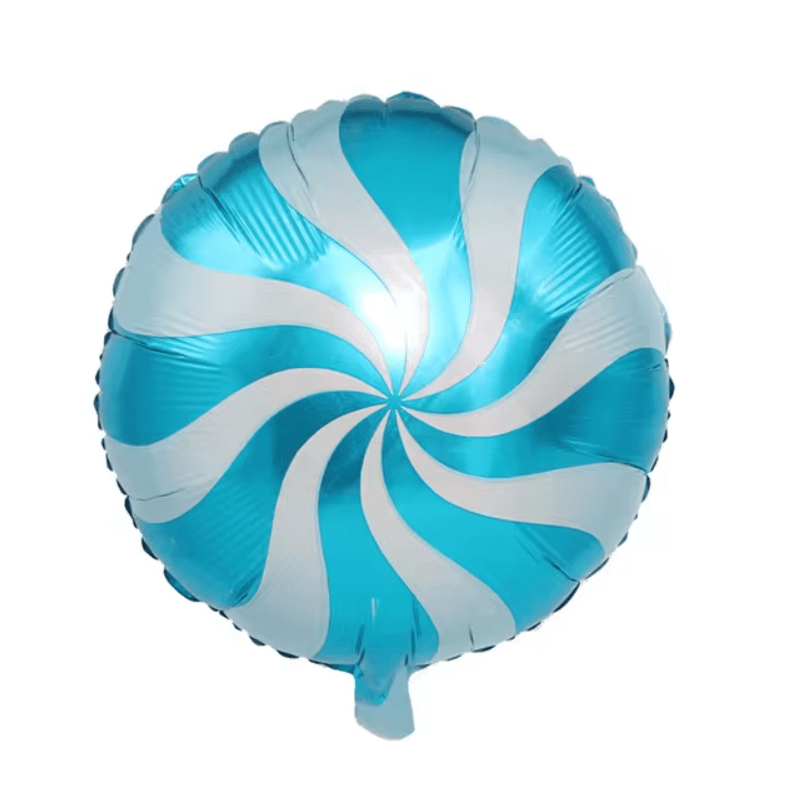 18" Blue/Blue Candy Foil Balloon - Winterberries