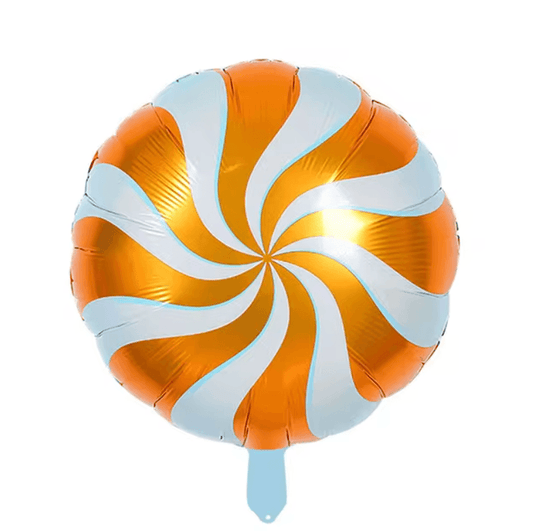 18" Orange/Blue Candy Foil Balloon - Winterberries