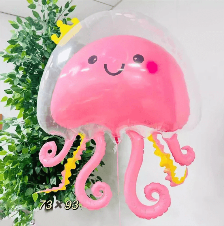 24"/2ft Pink Jellyfish Foil Balloon - Winterberries
