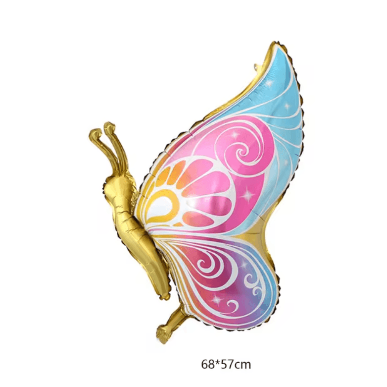 29" Gold Butterfly Foil Balloon - Winterberries