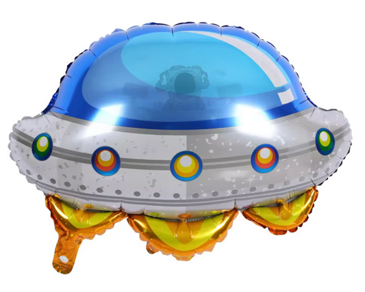 23" Space Saucer Foil Balloon - Winterberries