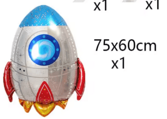 29" Spaceship Foil Balloon - Winterberries
