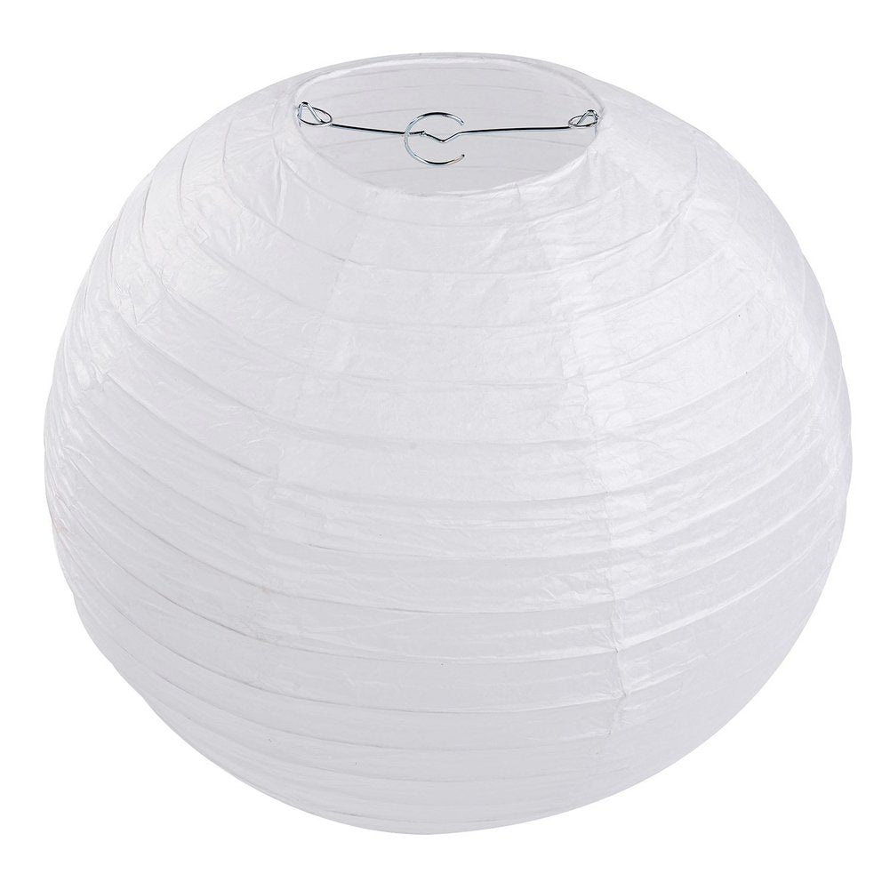 10" / 25cm White Lantern - Winterberries