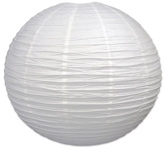 12" / 30cm White Lantern - Winterberries