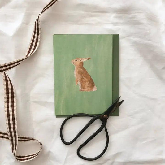 Spring Easter Bunny Midi Card - Winterberries