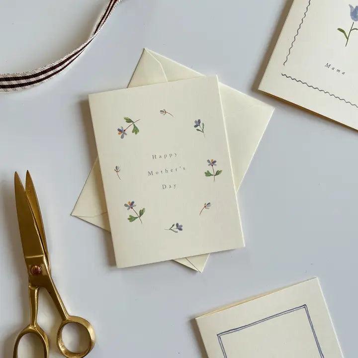 Blue Floral 'will You Be My Bridesmaid' Card - Winterberries