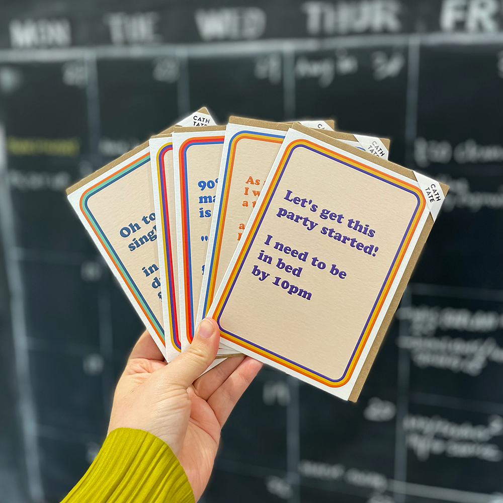 Party Started Birthday Card - Winterberries