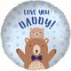 18" Love You Bear Balloon - Winterberries