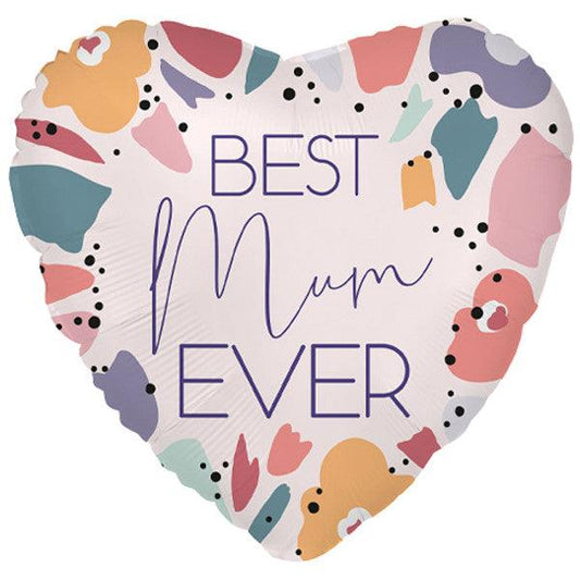 18" Modern Best Mum Ever Balloon - Winterberries