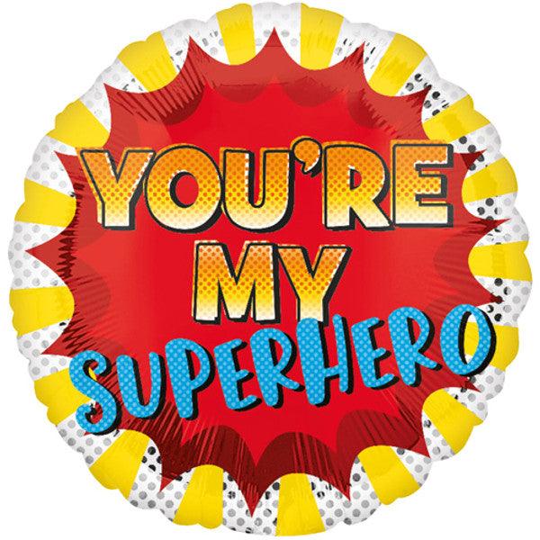 18" You're My Superhero Balloon - Winterberries