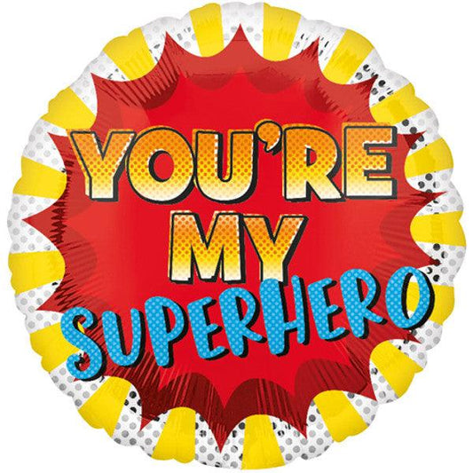 18" You're My Superhero Balloon - Winterberries