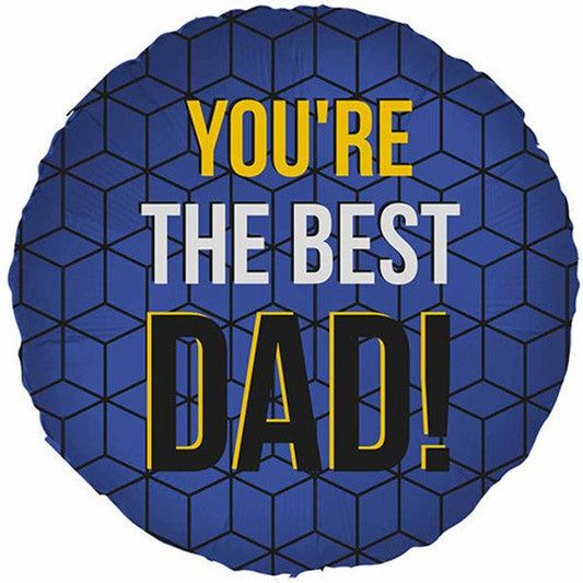 18" You're The Best Dad! Balloon - Winterberries