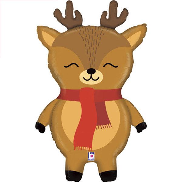 29" Christmas Reindeer Balloon - Winterberries