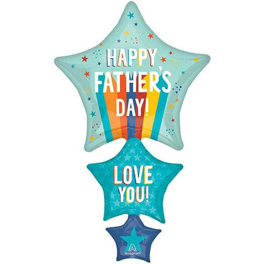 42" Stars Father's Day Balloon - Winterberries