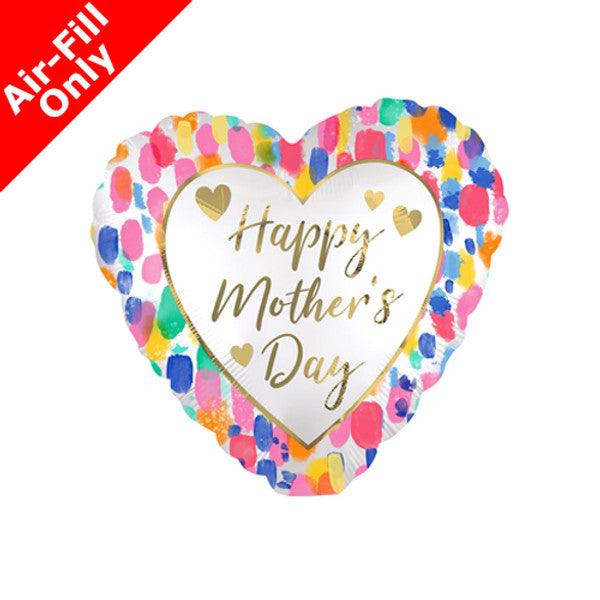 9" Mother's Day Watercolour Air Fill Only Foil Balloon - Winterberries