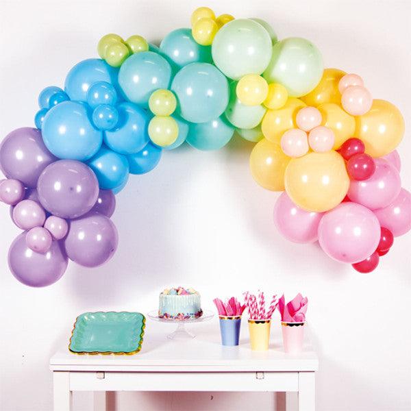 Pastel Rainbow Garland Balloon Kit - Winterberries