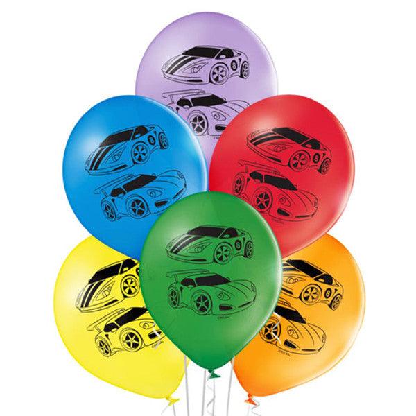 x6 10" Cars Balloons - Winterberries