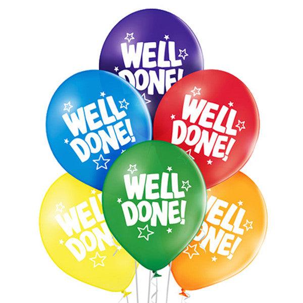 x6 10" Well Done Balloons - Winterberries