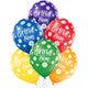 x6 12 inch Get Well Soon Assorted Latex Balloon - Winterberries