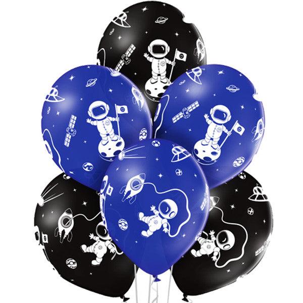 x6 12" Spaceman Balloons - Winterberries