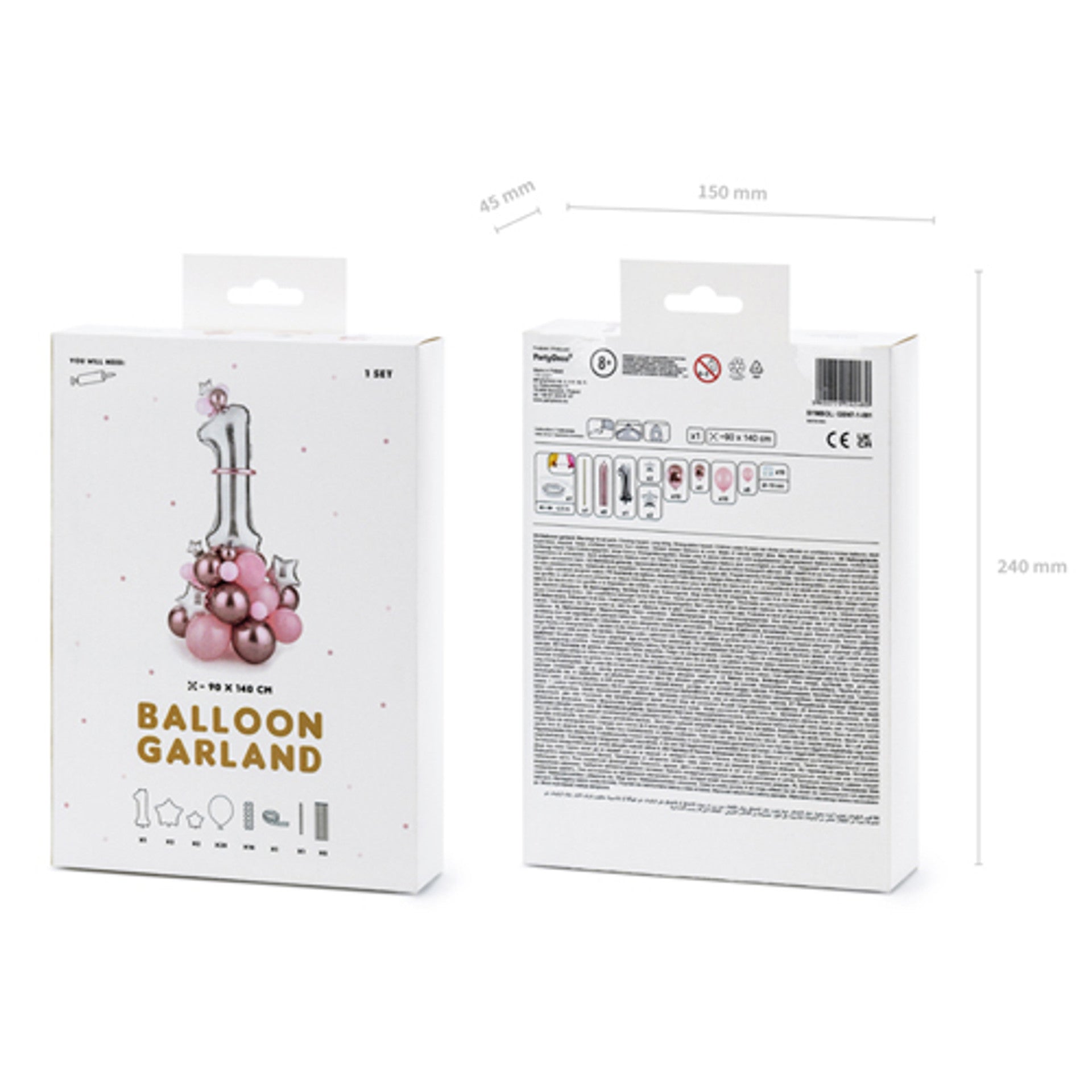 Pink No. 1, DIY Bouquet Balloon Kit - Winterberries