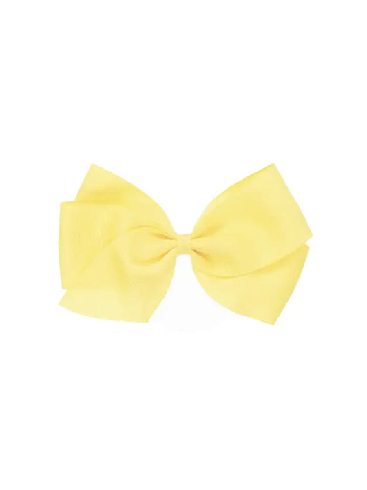 Big Bow Clip Pale Yellow - Winterberries