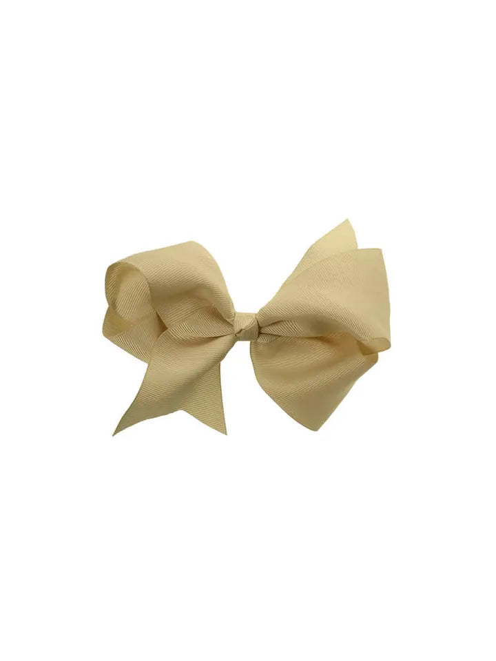 Extra Large Bow Clip Beige - Winterberries
