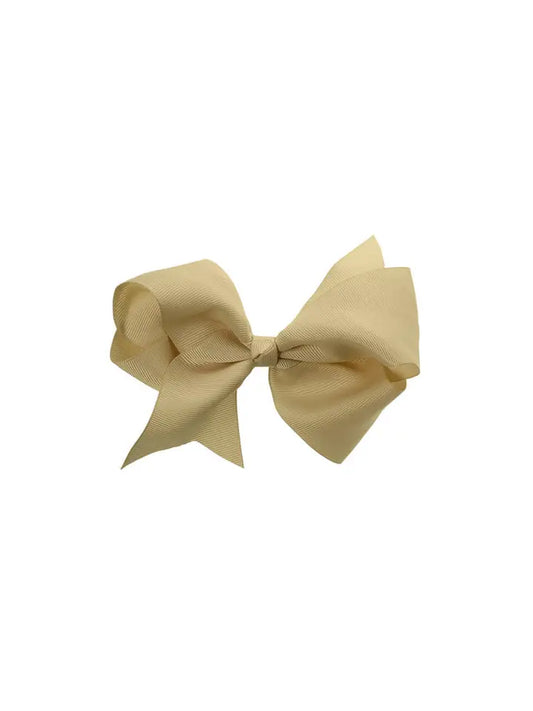 Extra Large Bow Clip Beige - Winterberries