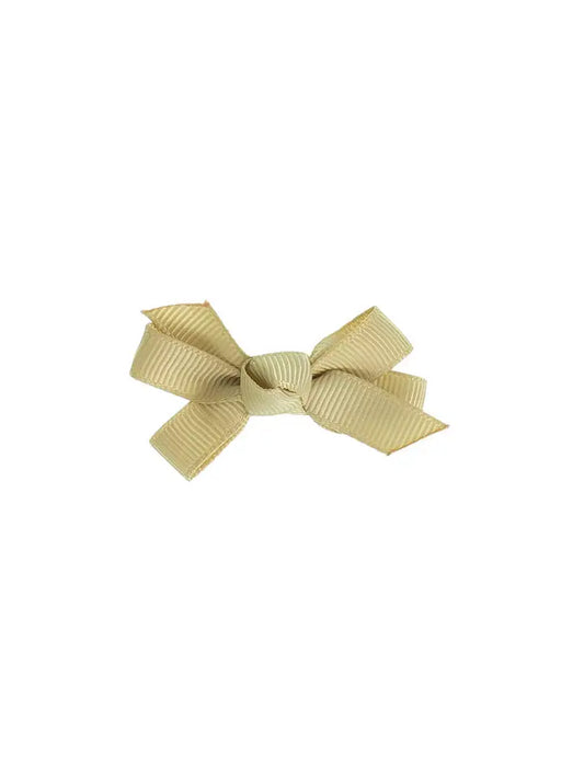 Small Bow Clip Beige - Winterberries
