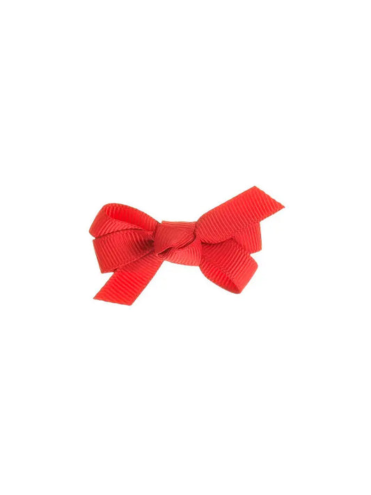 Small Bow Clip Red - Winterberries