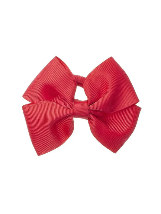Medium Bow Hair Tie Red - Winterberries