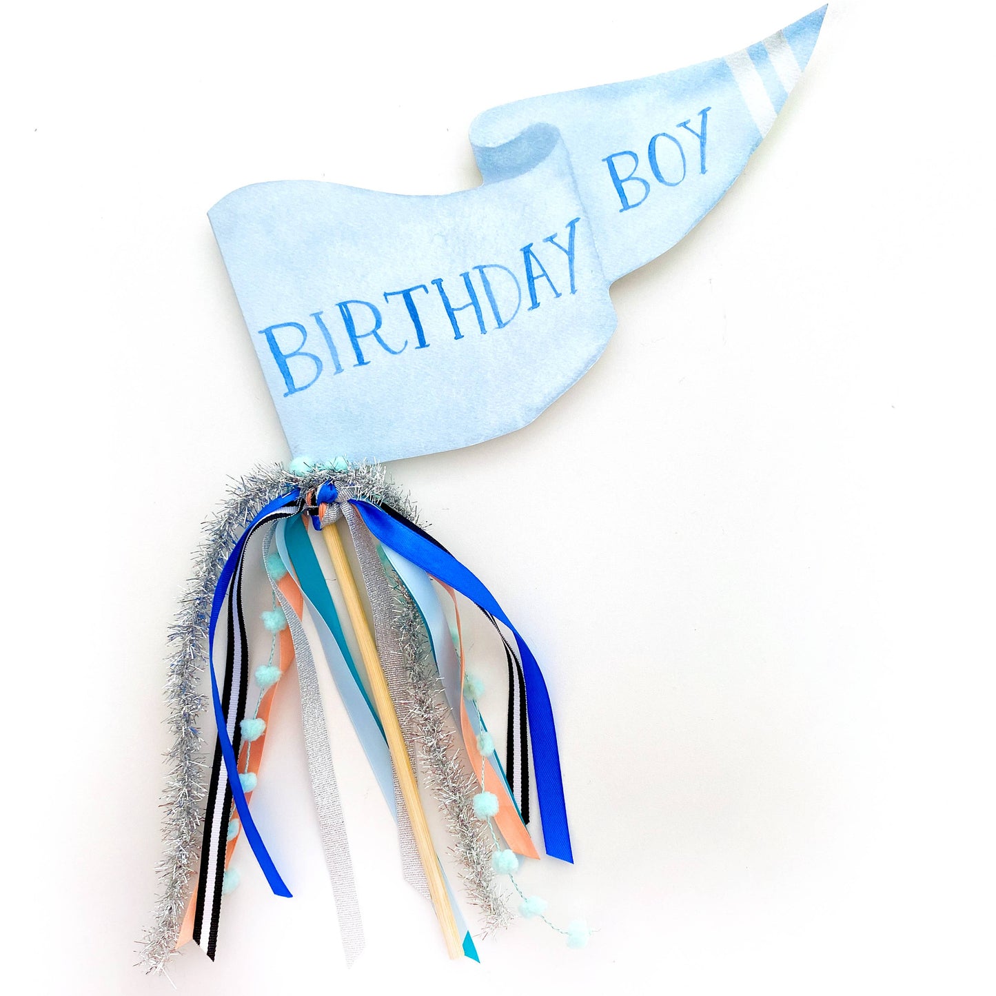 Birthday Boy Party Pennant - Winterberries