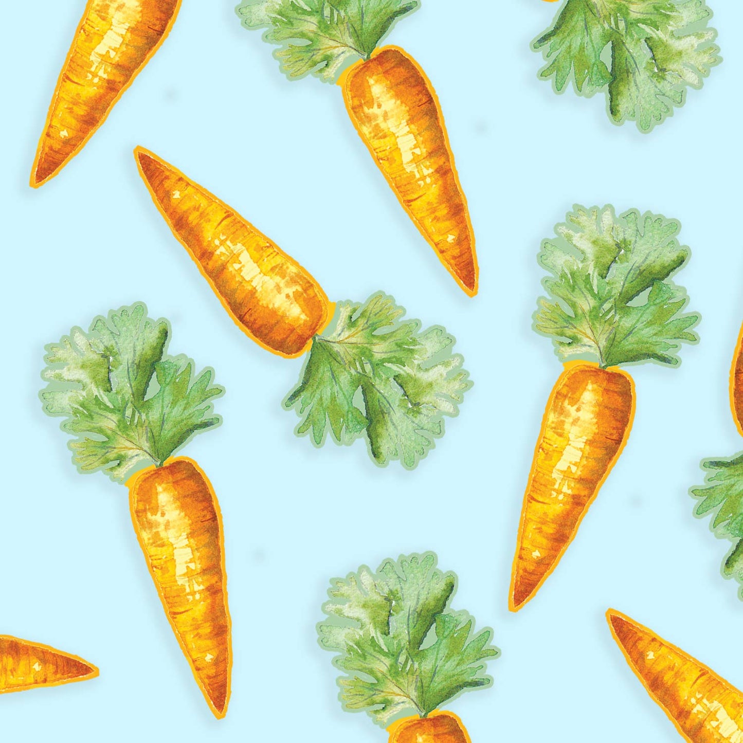 Carrot Party Punchies Die-Cut Confetti (Easter Party) - Winterberries