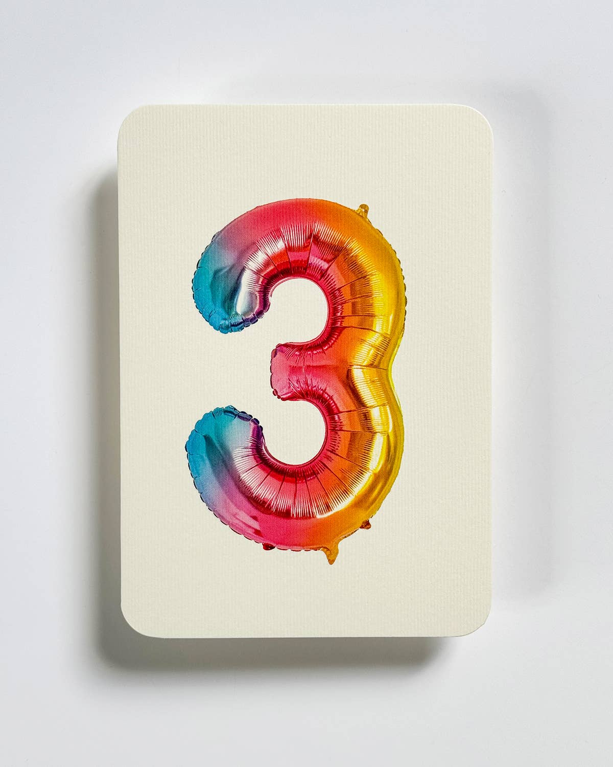 Birthday Balloon No.3 Greeting Card - Winterberries