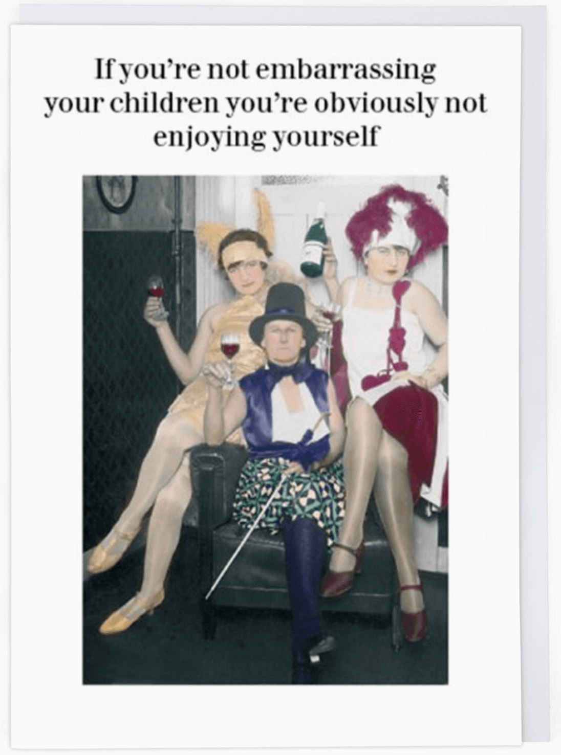 Embarrassing Your Children Greeting Card - Winterberries