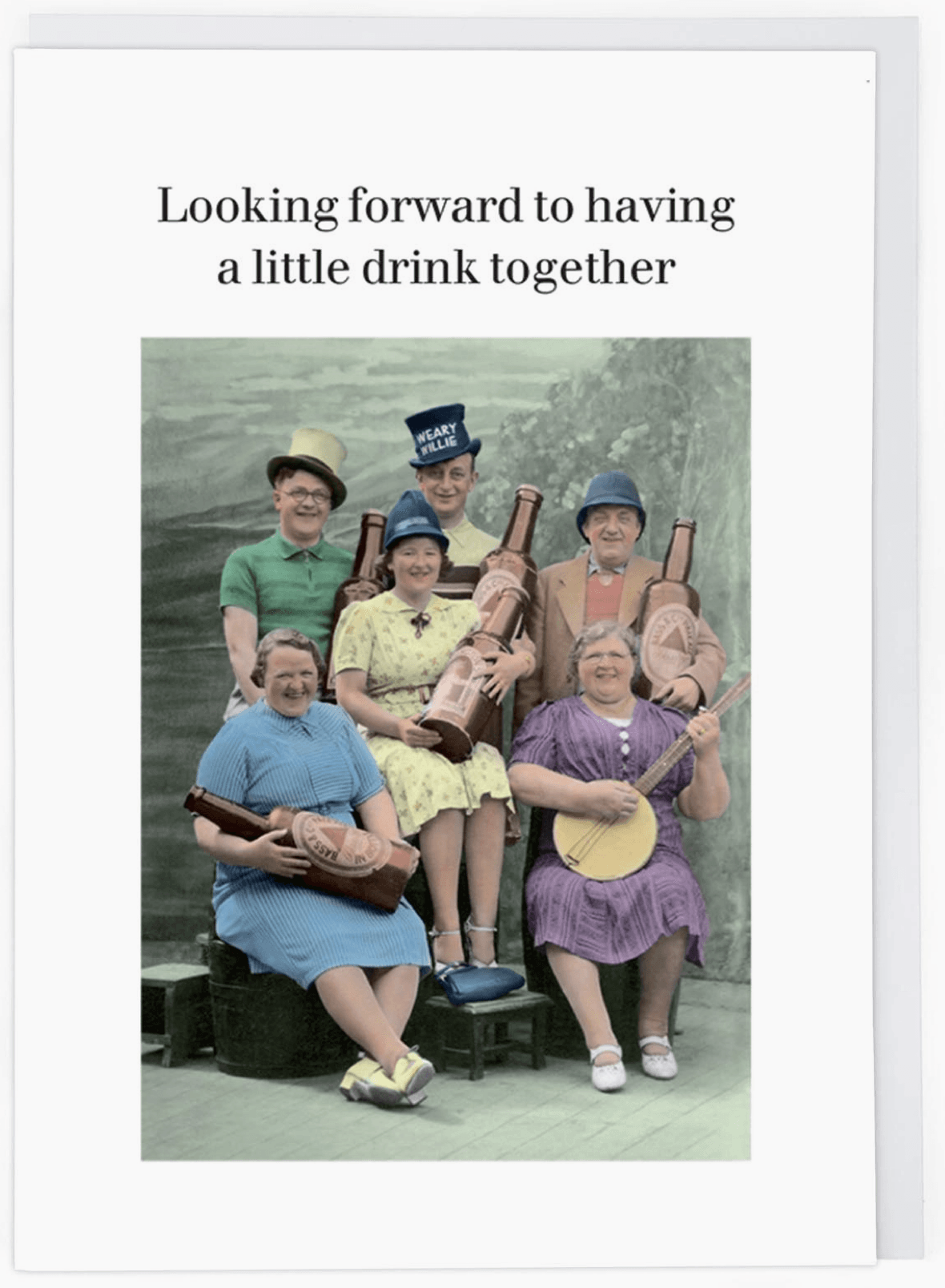 Little Drink Friendship Card - Winterberries