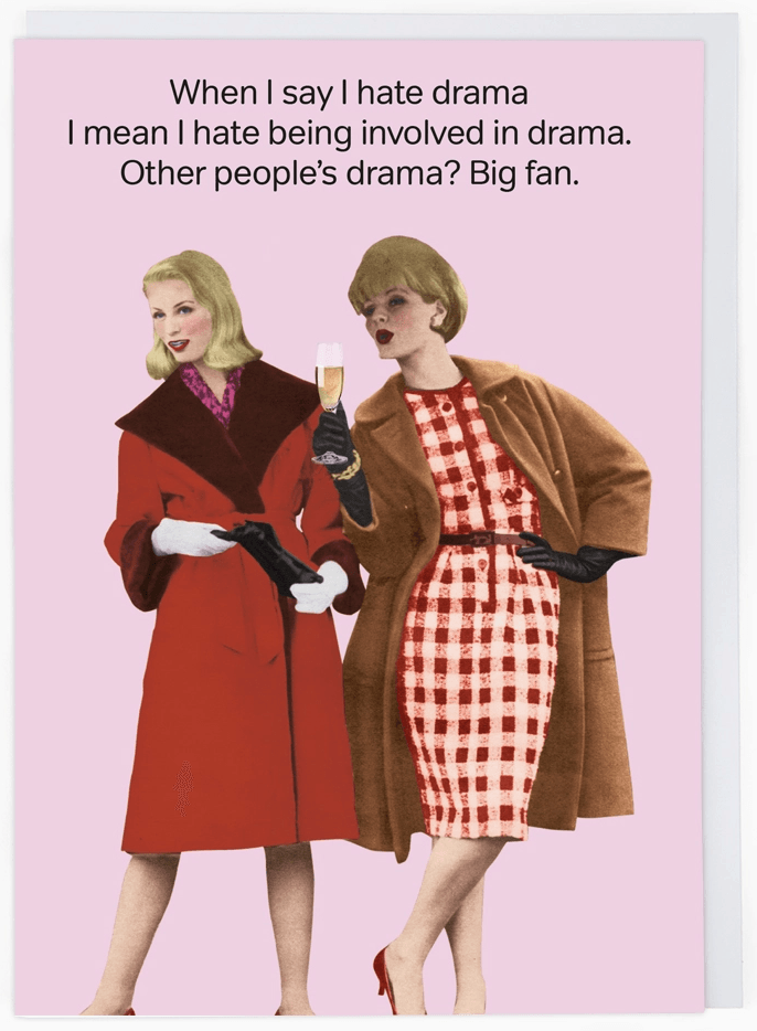 Other Peoples Drama Greeting Card - Winterberries