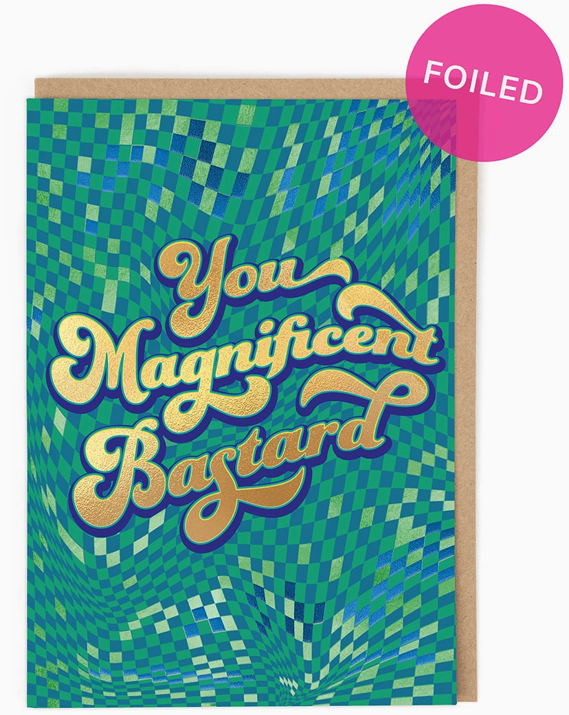"You Magnificent Bastard" Card - Winterberries