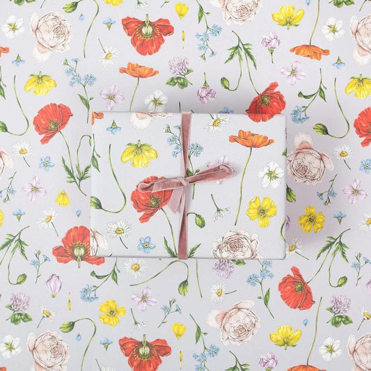 Champ De Fleur - Lilac - Gift Wrap - Winterberries