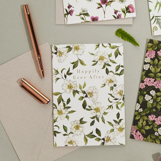 Cottage Garden - Happily Ever After - Card - Winterberries