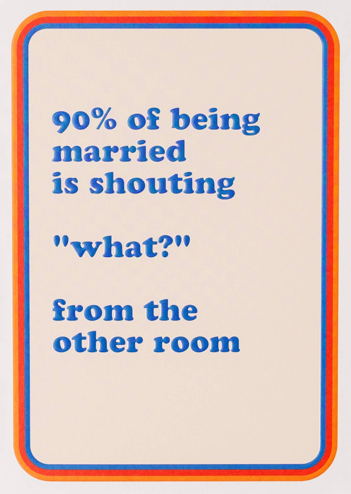 90% Anniversary Card - Winterberries